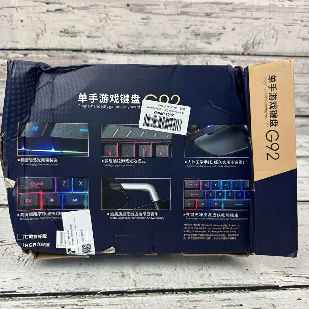 K-Snake One-Handed Gaming Keyboard RGB Backlit Mechanical Keypad‎